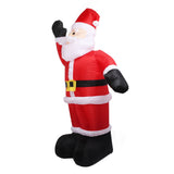2.4m Christmas Inflatables Santa Outdoor Christmas Decorations Blow Up Yard Decor for Xmas Holiday Party Indoor Garden Lawn Decor UK Plug 220V