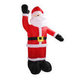 2.4m Christmas Inflatables Santa Outdoor Christmas Decorations Blow Up Yard Decor for Xmas Holiday Party Indoor Garden Lawn Decor UK Plug 220V