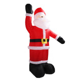 2.4m Christmas Inflatables Santa Outdoor Christmas Decorations Blow Up Yard Decor for Xmas Holiday Party Indoor Garden Lawn Decor UK Plug 220V