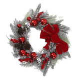 45CM 18 Inch Christmas Wreath Decorations Artificial Christmas Wreath for Door Wall Table Decoration In Australia - Darrahopens