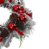 45CM 18 Inch Christmas Wreath Decorations Artificial Christmas Wreath for Door Wall Table Decoration In Australia - Darrahopens