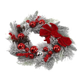 45CM 18 Inch Christmas Wreath Decorations Artificial Christmas Wreath for Door Wall Table Decoration