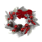 45CM 18 Inch Christmas Wreath Decorations Artificial Christmas Wreath for Door Wall Table Decoration