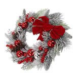 45CM 18 Inch Christmas Wreath Decorations Artificial Christmas Wreath for Door Wall Table Decoration