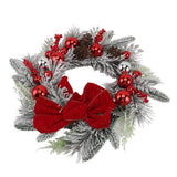 45CM 18 Inch Christmas Wreath Decorations Artificial Christmas Wreath for Door Wall Table Decoration