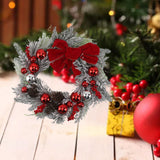 45CM 18 Inch Christmas Wreath Decorations Artificial Christmas Wreath for Door Wall Table Decoration