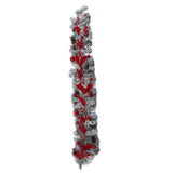 Christmas Flocking Garland Innovative Exquisite Christmas Garland Rattan Pendant Decoration for Indoor Outdoor Xmas Party Home Decor 1.5m/4.9ft In Australia - Darrahopens