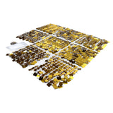 Shimmer Wall Backdrop Panels Self Locking Shining Sequin Photo Backdrop Decoration for Wedding Anniversary Party Square Gold In Australia - Darrahopens