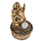 Resin Water Fountain Decorative Relaxing Improve Air Humidity Circulation Water LED Southeast Asia Buddha Water Fountain for Desktop US Plug 110V