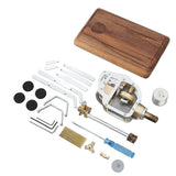 Stirling Engine Helicopter Model Kit Metal Air Energy External Combustion Educational Physics Science Experiment Toy for DIY Assembly Birthday Gift