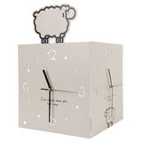 Corner Wall Clock Double Sided Silent Modern Metal Corner Clock Home Decor for Living Room Bedroom Office
