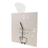 Corner Wall Clock Double Sided Silent Modern Metal Corner Clock Home Decor for Living Room Bedroom Office