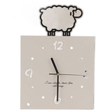 Corner Wall Clock Double Sided Silent Modern Metal Corner Clock Home Decor for Living Room Bedroom Office