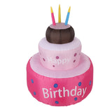 Inflatable Happy Birthday Cake with Candle IP44 Waterproof Birthday Blow Up Yard Decoration with LED Light for Party Yard Garden Lawn US Plug 100-120V