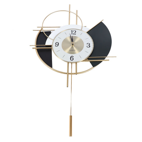 Nordic Swing Wall Clock Big Silent Non Ticking Decorative Wall Clock for Living Room Bedroom Home In Australia - Darrahopens