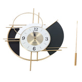 Nordic Swing Wall Clock Big Silent Non Ticking Decorative Wall Clock for Living Room Bedroom Home In Australia - Darrahopens