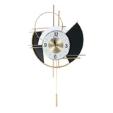 Nordic Swing Wall Clock Big Silent Non Ticking Decorative Wall Clock for Living Room Bedroom Home
