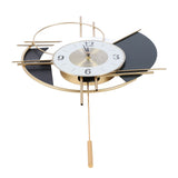 Nordic Swing Wall Clock Big Silent Non Ticking Decorative Wall Clock for Living Room Bedroom Home