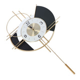 Nordic Swing Wall Clock Big Silent Non Ticking Decorative Wall Clock for Living Room Bedroom Home