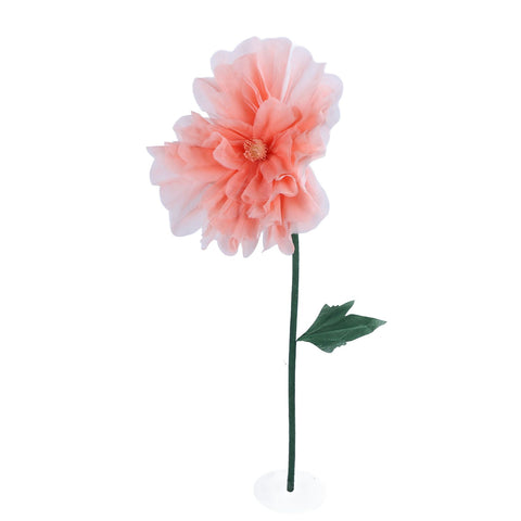 Large Artificial Flower Iron PVC Organza Faux Peony Flower Decoration Wedding Arrangements for Party Banquet Backdrop Shop Window Display In Australia - Darrahopens