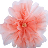 Large Artificial Flower Iron PVC Organza Faux Peony Flower Decoration Wedding Arrangements for Party Banquet Backdrop Shop Window Display
