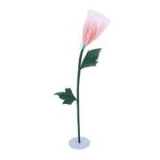 Electric Silk Flower Simulation Openable Artificial Large Peony Decor Prop with LED Light for Wedding Party Window Stage 5V