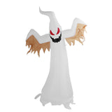 Halloween Decoration Inflatable Ghost 2.4m Height LED Light Bead Outdoor Scary Inflatable Decoration US Plug 100‑240V