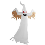 Halloween Decoration Inflatable Ghost 2.4m Height LED Light Bead Outdoor Scary Inflatable Decoration US Plug 100‑240V