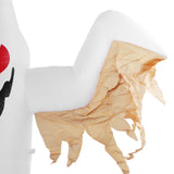 Halloween Decoration Inflatable Ghost 2.4m Height LED Light Bead Outdoor Scary Inflatable Decoration US Plug 100‑240V