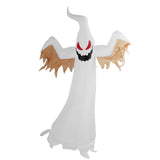 Halloween Decoration Inflatable Ghost 2.4m Height LED Light Bead Outdoor Scary Inflatable Decoration US Plug 100‑240V