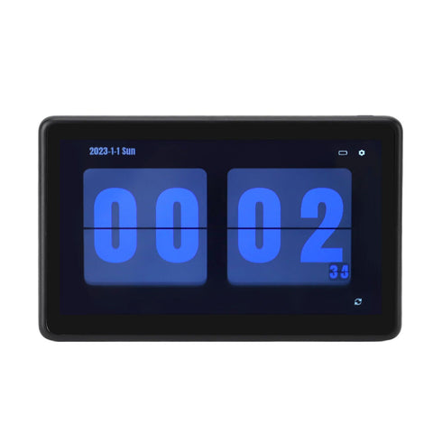 Desktop Digital Clock Multifunctional Weather Forecast Time Correction Wireless LCD Digital Flip Clock with Reminders for Home Use In Australia - Darrahopens