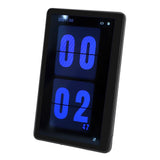 Desktop Digital Clock Multifunctional Weather Forecast Time Correction Wireless LCD Digital Flip Clock with Reminders for Home Use