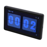 Desktop Digital Clock Multifunctional Weather Forecast Time Correction Wireless LCD Digital Flip Clock with Reminders for Home Use