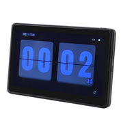 Desktop Digital Clock Multifunctional Weather Forecast Time Correction Wireless LCD Digital Flip Clock with Reminders for Home Use In Australia - Darrahopens