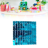 24Pcs Shimmer Wall Panels Translucent Frame Sequin Wall Panel Backdrop Panels for Birthday Party Wedding Decorations 30x30CM