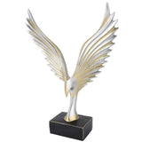 Resin Eagle Figurine Home Decor Abstract Eagle Wing Statue Sculpture Ornament Crafts Office Desk Decoration Gold In Australia - Darrahopens
