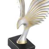 Resin Eagle Figurine Home Decor Abstract Eagle Wing Statue Sculpture Ornament Crafts Office Desk Decoration Gold