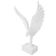 Resin Eagle Figurine Home Decor Abstract Eagle Wing Statue Sculpture Ornament Crafts Office Desk Decoration White In Australia - Darrahopens