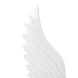 Resin Eagle Figurine Home Decor Abstract Eagle Wing Statue Sculpture Ornament Crafts Office Desk Decoration White