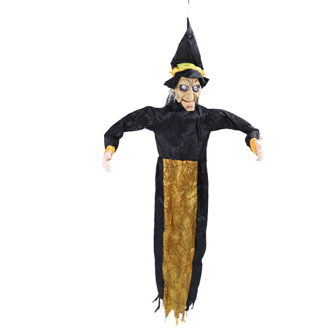 Hanging Witch Decoration Voice Controlled Outdoor Witch Props Ornament for Bars and Home In Australia - Darrahopens