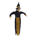 Hanging Witch Decoration Voice Controlled Outdoor Witch Props Ornament for Bars and Home