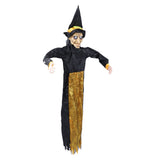 Hanging Witch Decoration Voice Controlled Outdoor Witch Props Ornament for Bars and Home