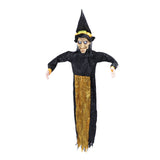 Hanging Witch Decoration Voice Controlled Outdoor Witch Props Ornament for Bars and Home