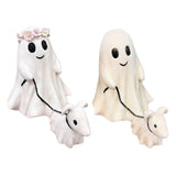Ghost Walking Dog Statue Multipurpose Innovative Exquisite Decorative Resin Ghost Walking Dog Decor for Holiday Party Female Male Style S In Australia - Darrahopens