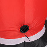 1.6m Xmas Inflatable Old Men and Deer Model Inflatable Santa and Reindeer LED Lights Outdoor Inflatable Props Toy for Yard Garden Decor EU Plug 220‑240V