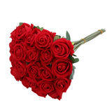 50pcs Artificial Roses Realistic Real Looking Long Stem Fake Roses for DIY Wedding Bouquets Centerpieces Arrangements Home Decorations Red