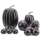 14pcs Artificial Pumpkin Black Foam Creative Lightweight Reusable Decorative Pumpkin for Ornament In Australia - Darrahopens