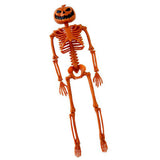 Human Skeleton 35.4in Plastic Realistic Creepy Pumpkin Skeleton for Decoration Prop In Australia - Darrahopens