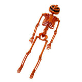 Human Skeleton 35.4in Plastic Realistic Creepy Pumpkin Skeleton for Decoration Prop In Australia - Darrahopens
