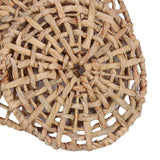 Wall Basket Decor 50cm 35cm 25cm Diameter 3D Design Handmade Round Rattan Woven Wall Ornament for Home